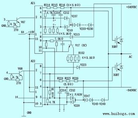 圖10 觸發板電路圖