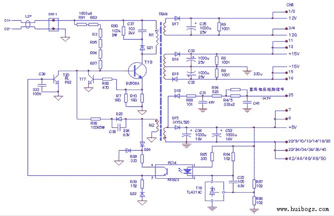 兩例變頻器開關電源電路實例（圖2）